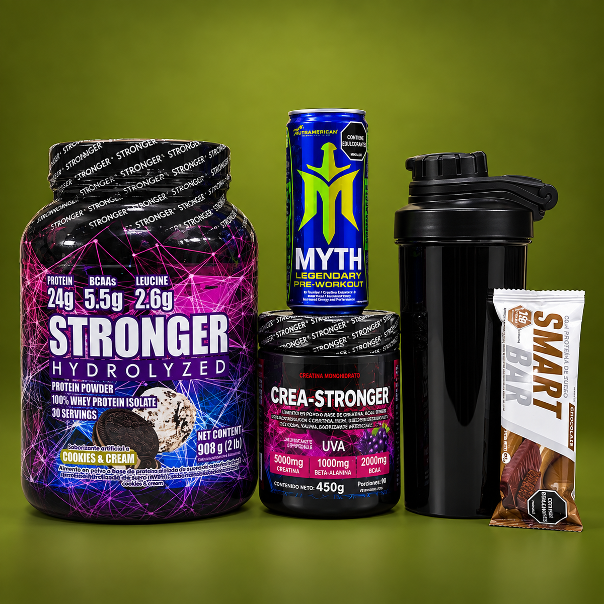 Combo Especial · Stronger Hydrolyzed y Crea-Stronger