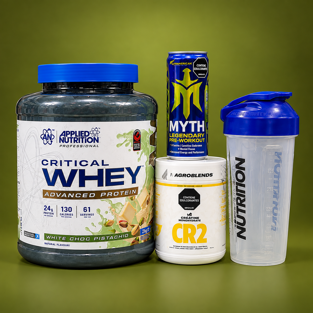 Combo Masa Muscular · Applied Nutrition Critical Whey 2 kg