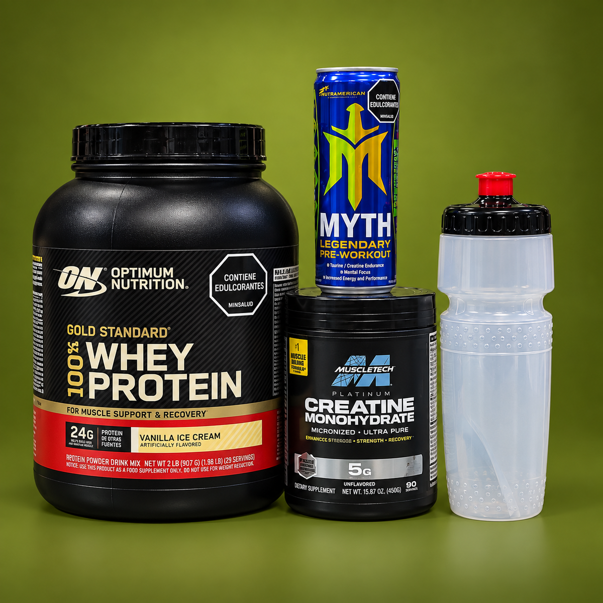 Combo Masa Muscular y Masa Magra · Optimum Nutrition