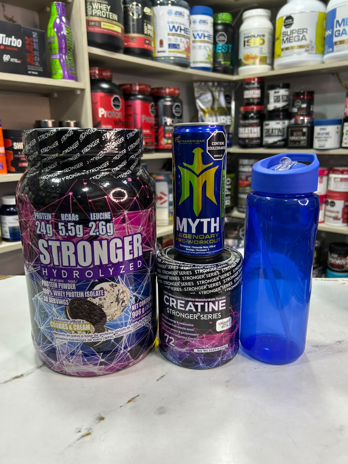 Combo Especial · Stronger Hydrolyzed y Creatina Stronger Series
