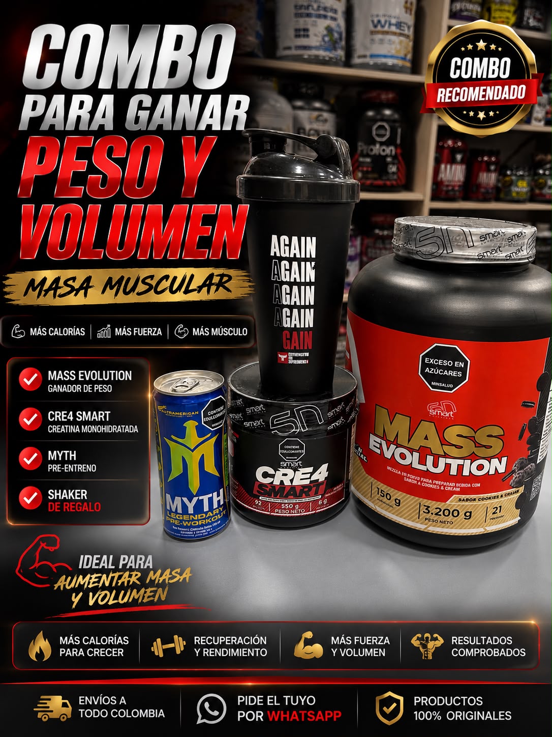 Combo Mass Evolution