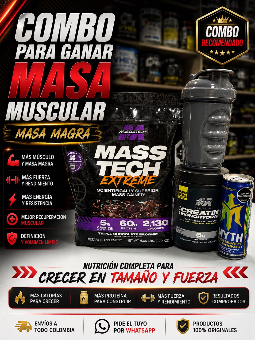 Combo Mass Tech Extreme