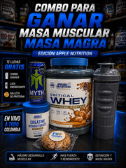 Combo Critical Whey Caramelo