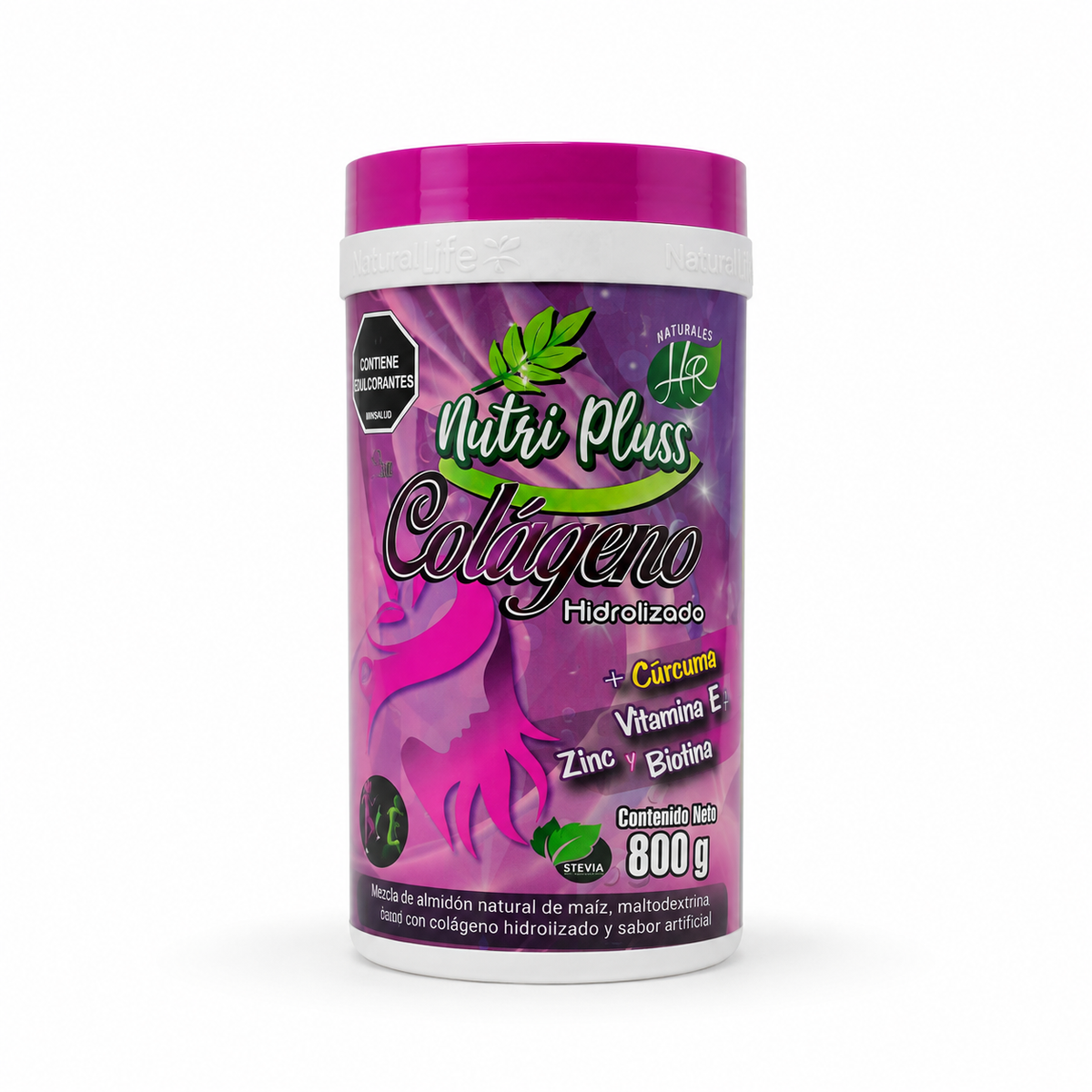 Colágeno Hidrolizado Nutri Pluss con Cúrcuma 800 g