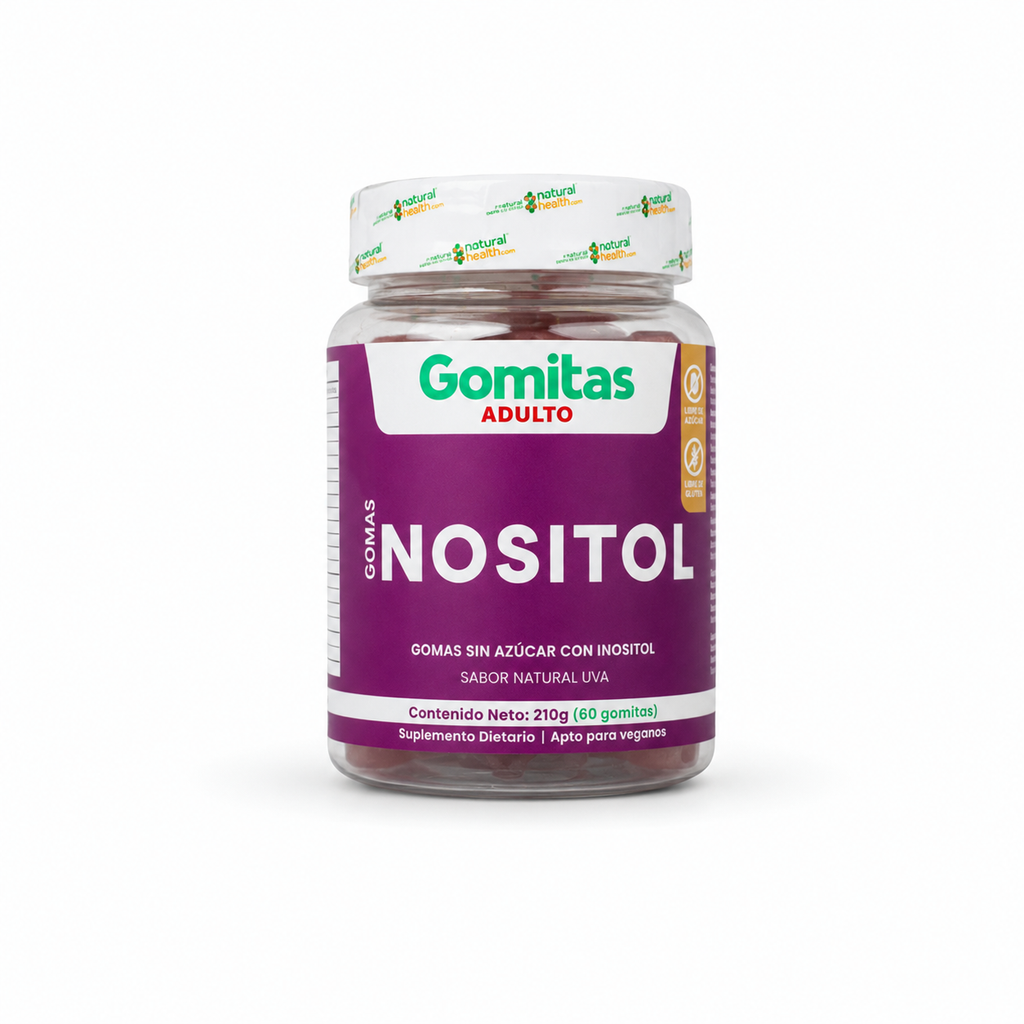 Gomitas Adulto con Inositol, sin azúcar – 60 gomitas