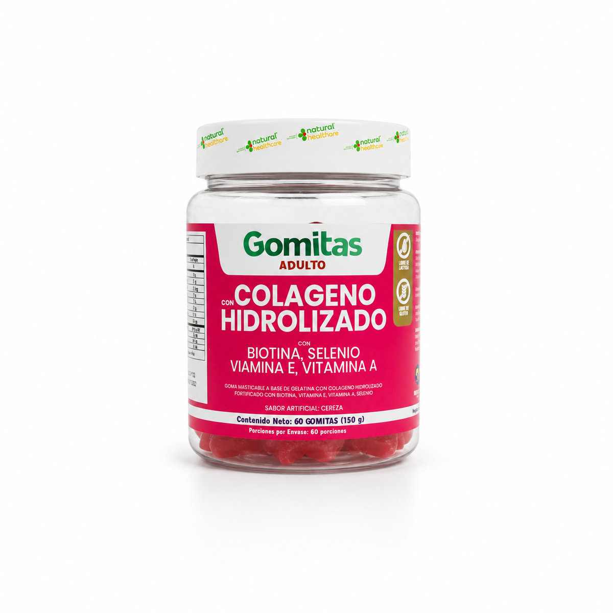 Gomitas Adulto Colágeno Hidrolizado con Biotina y Selenio – 60 gomitas