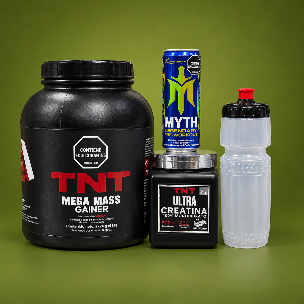 Combo para Volumen · TNT Mega Mass Gainer