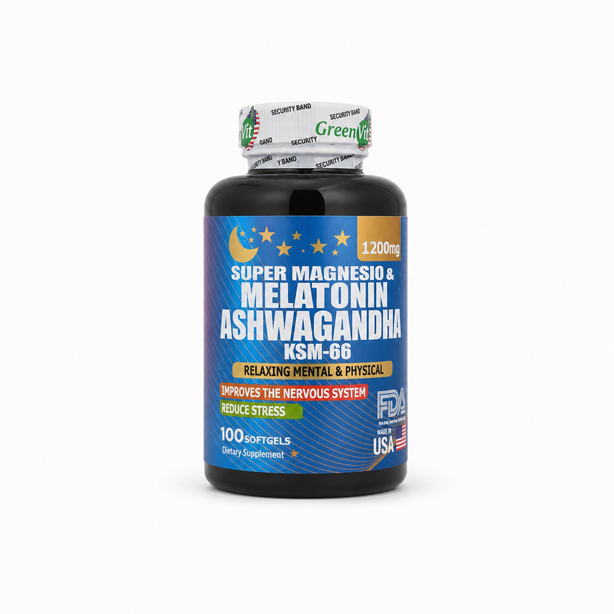 Super Magnesio & Melatonin Ashwagandha KSM-66 1200 mg – Nature Health