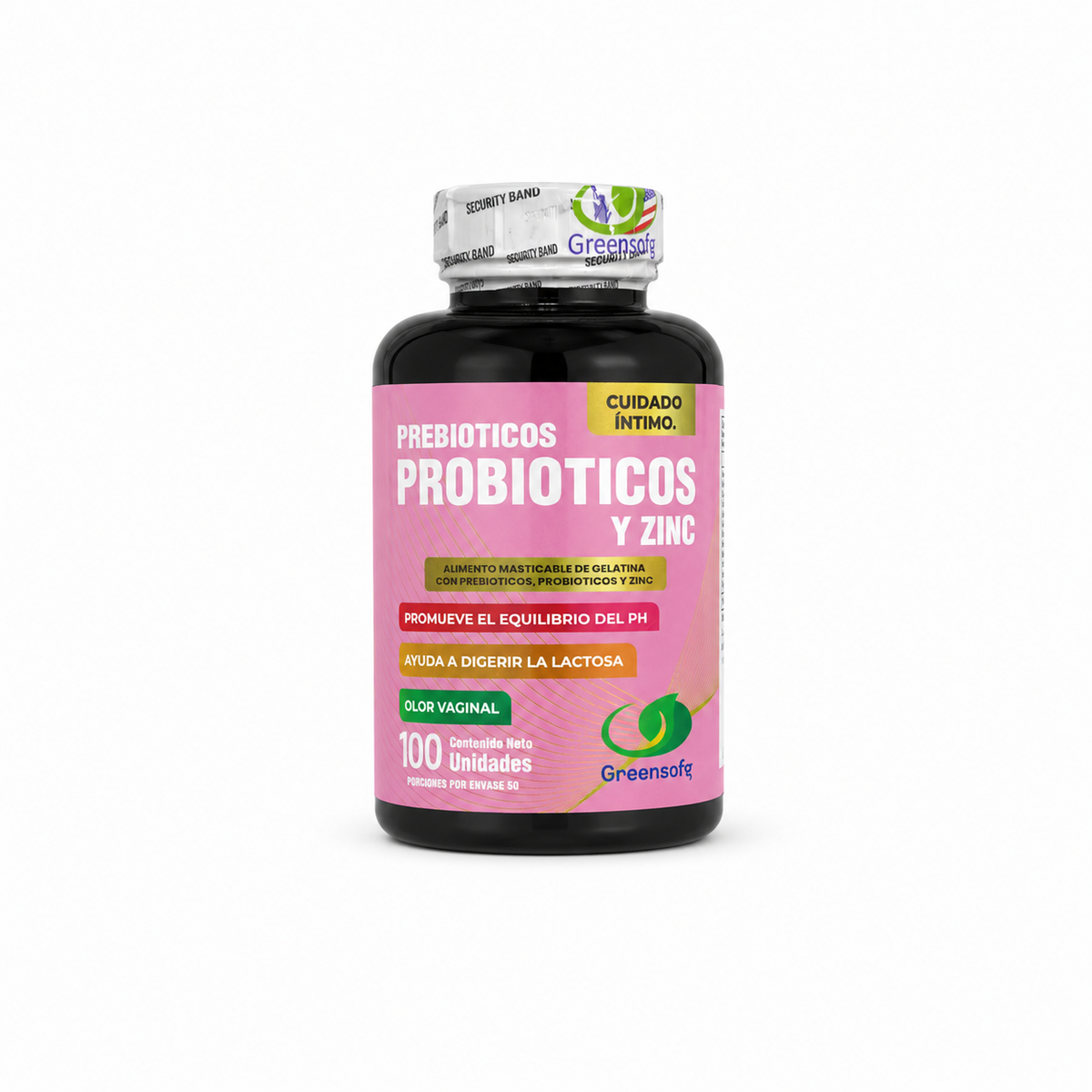 Prebióticos Probióticos y Zinc Cuidado Íntimo – Greensofg