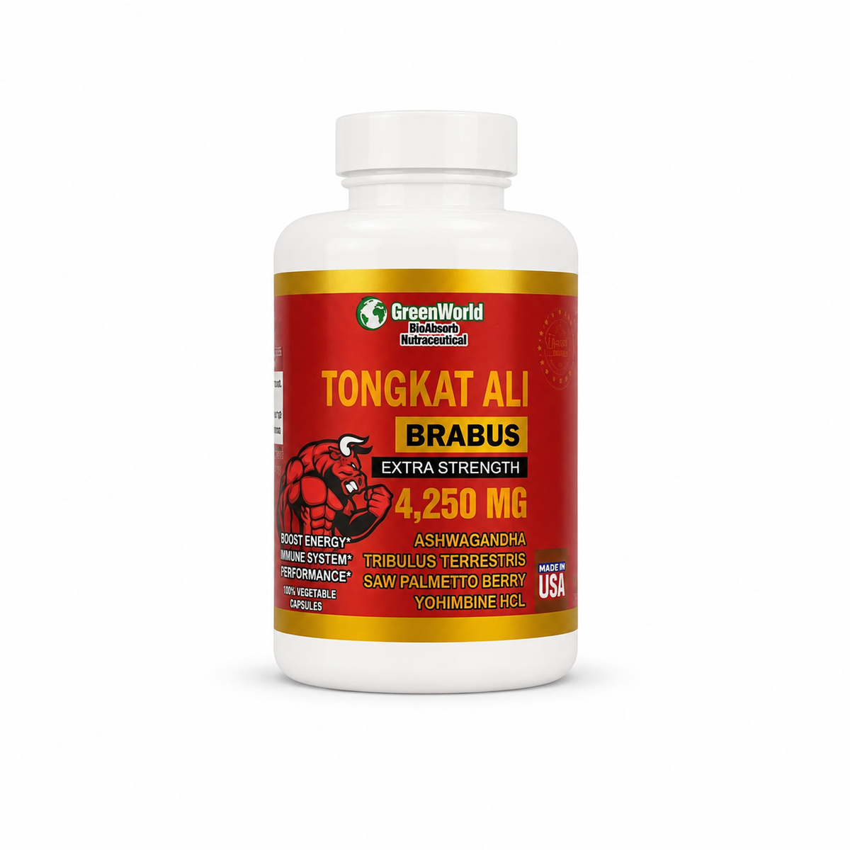 Tongkat Ali Brabus Extra Strength 4250 mg – GreenWorld