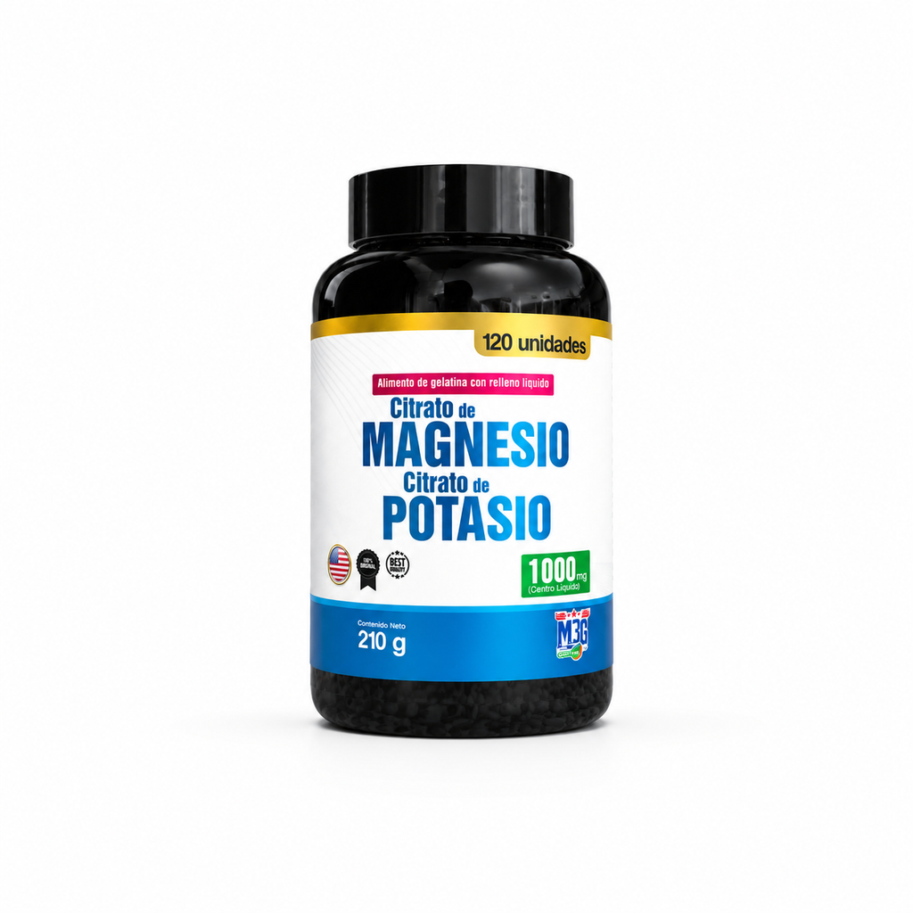 Citrato de Magnesio + Citrato de Potasio 1000 mg – M3G