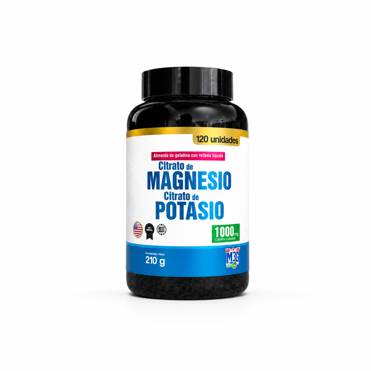 Citrato de Magnesio + Citrato de Potasio 1000 mg – M3G