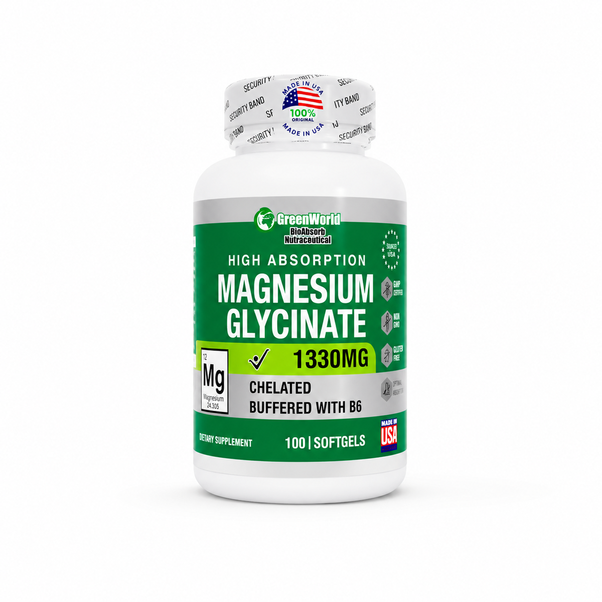 Magnesium Glycinate 1330 mg – GreenWorld