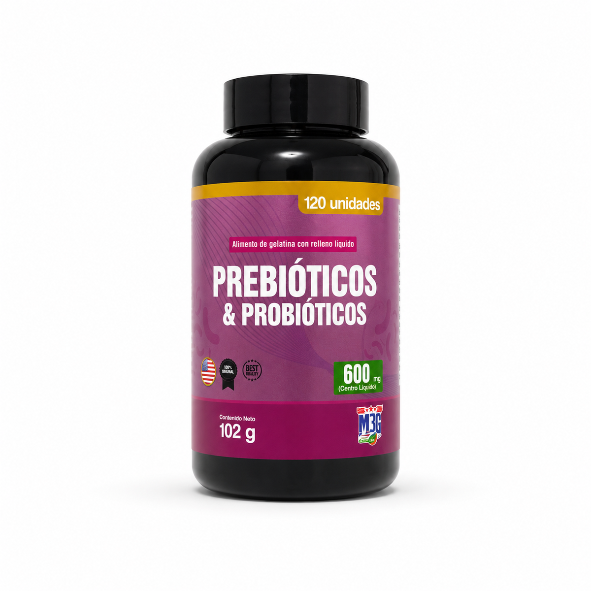 Prebióticos & Probióticos 600 mg – M3G