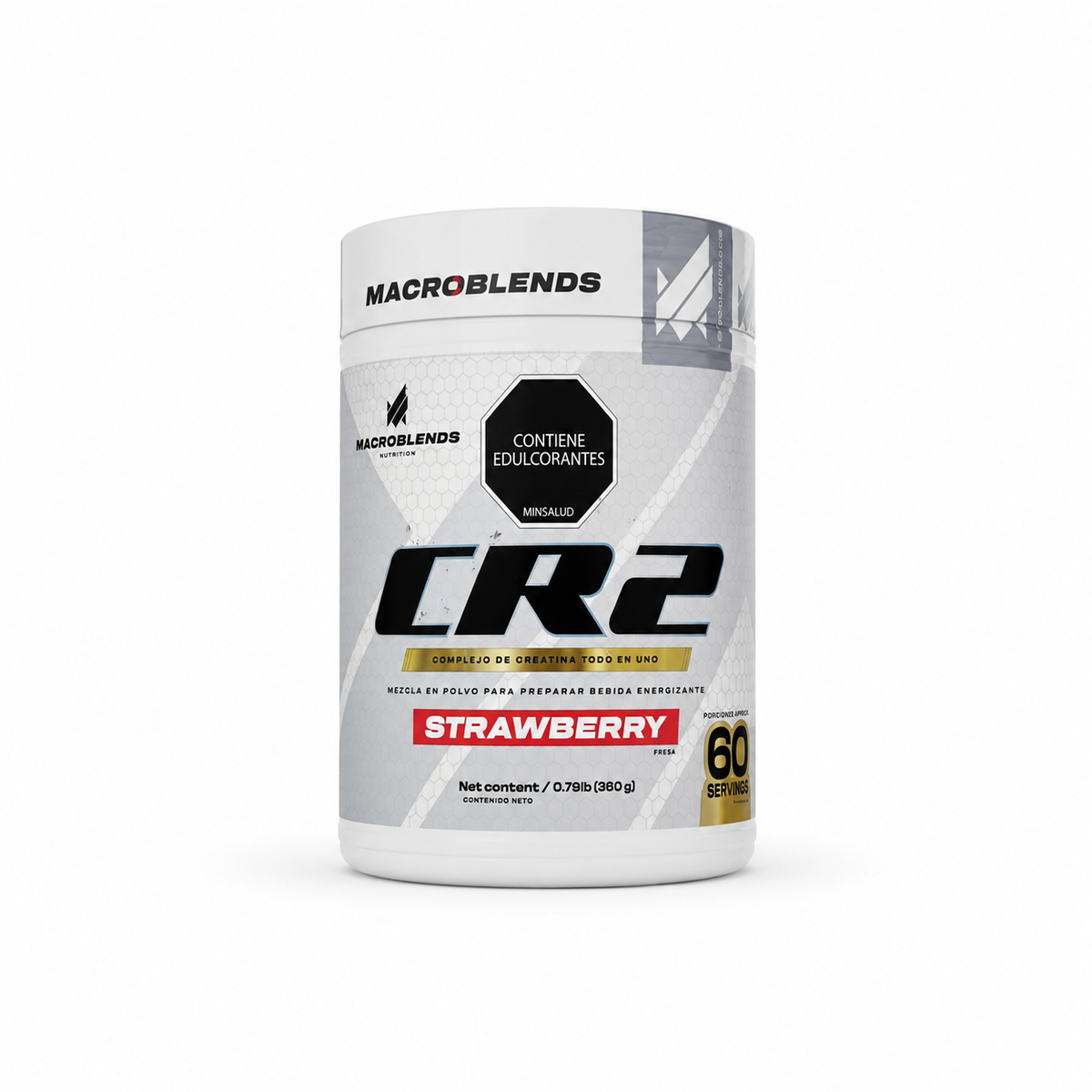 Pre Entreno CR2 con sabor Macroblends