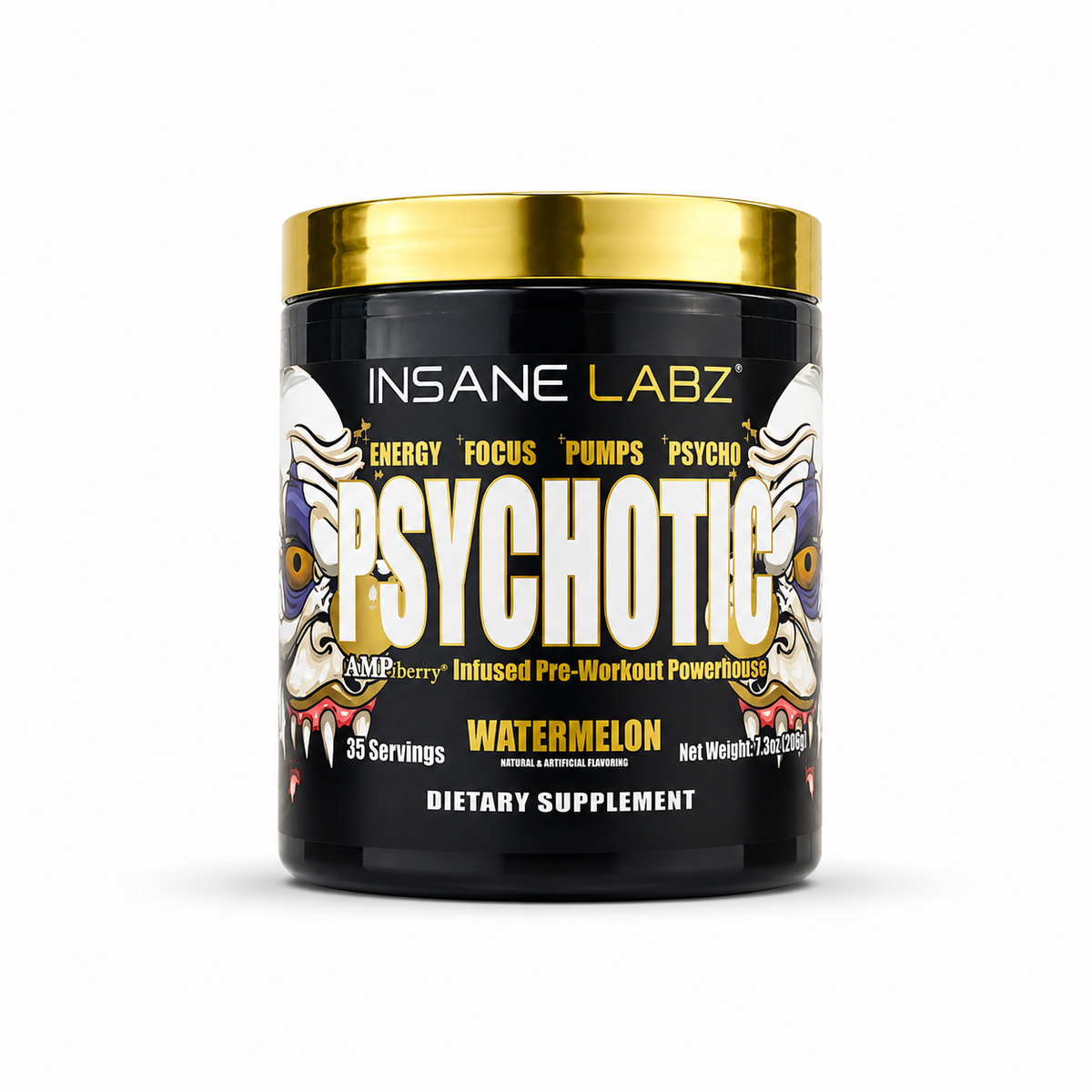 Pre-entreno Psychotic Gold Insane Labz 206 g – Sandía