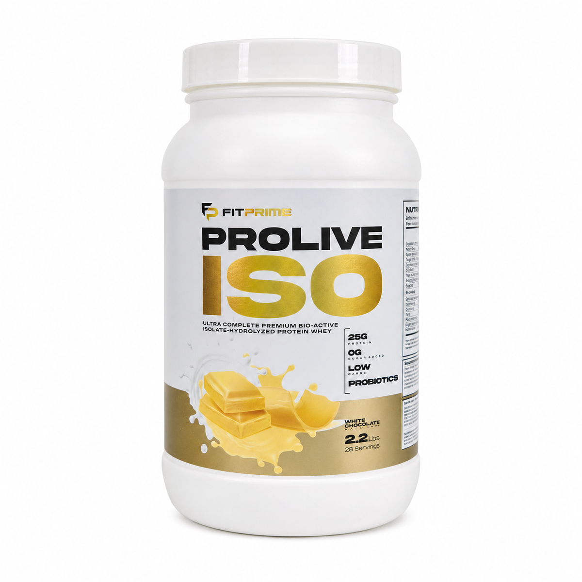 Proteína Prolive ISO FitPrime 2,2 lb – Aislada e Hidrolizada