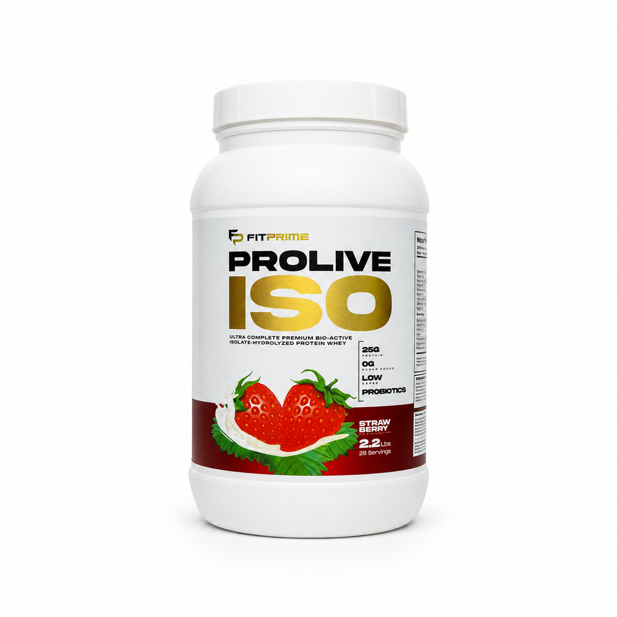 Proteína Prolive ISO FitPrime 2,2 lb – Aislada e Hidrolizada