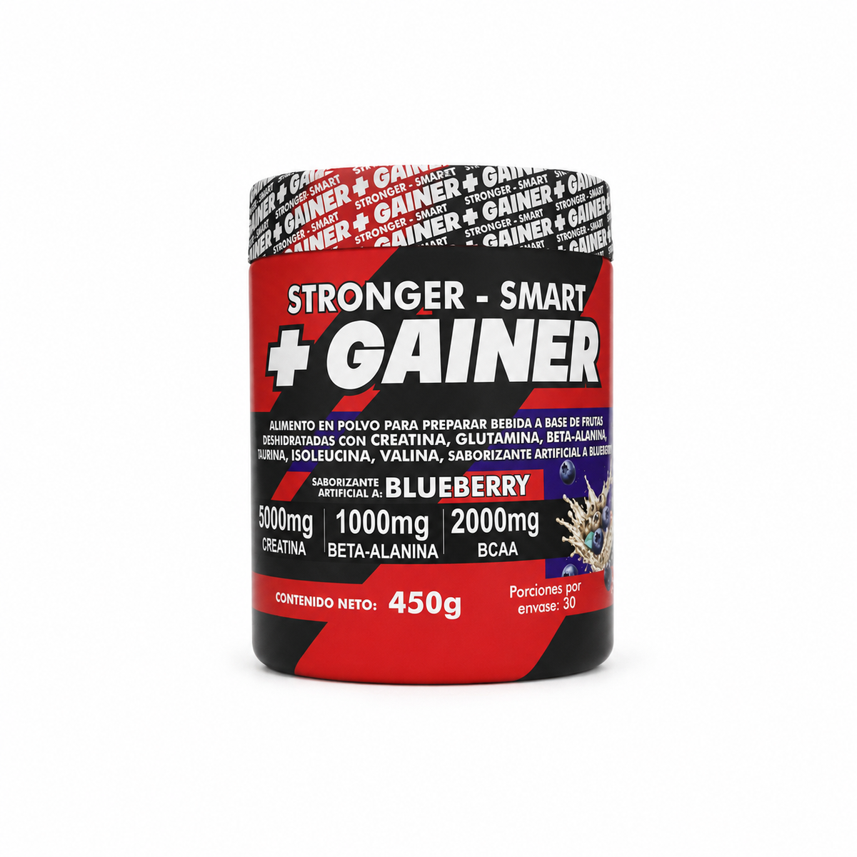 Creatina Stronger Smart +Gainer 450 g – Blueberry
