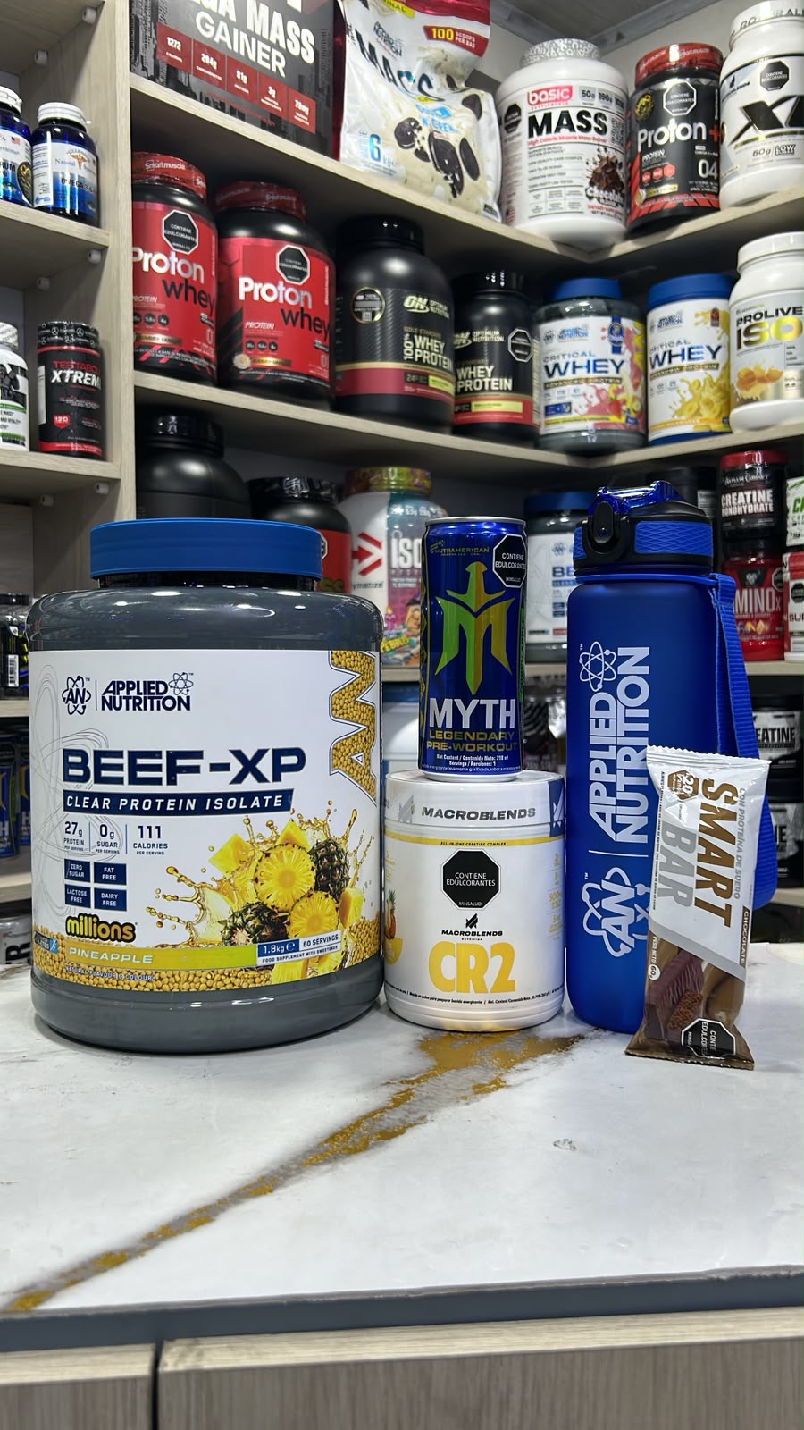 Combo Especial · Beef-XP Clear Isolate y CR2