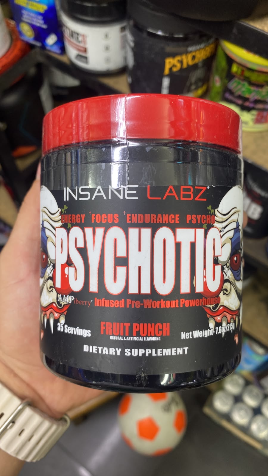 Pre-entreno Psychotic Insane Labz 215 g – Fruit Punch